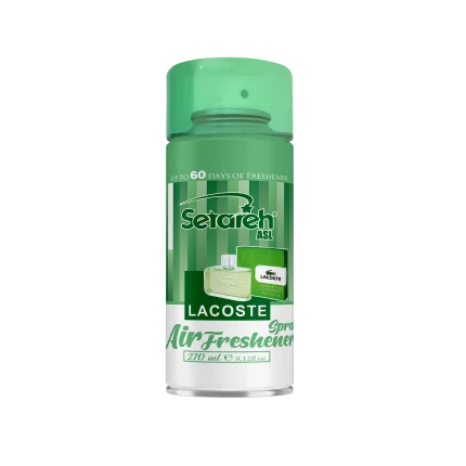 اسپری خوشبو کننده هوا ستاره اصل مدل Lacoste حجم270 میلی لیتر